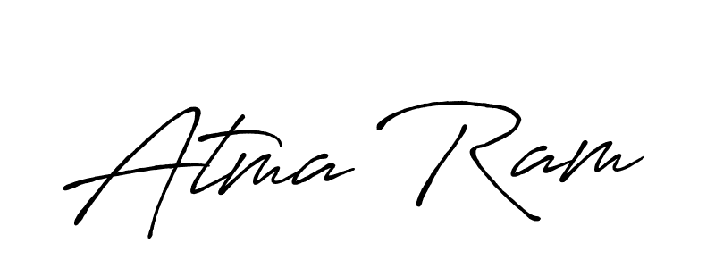 How to make Atma Ram signature? Antro_Vectra_Bolder is a professional autograph style. Create handwritten signature for Atma Ram name. Atma Ram signature style 7 images and pictures png