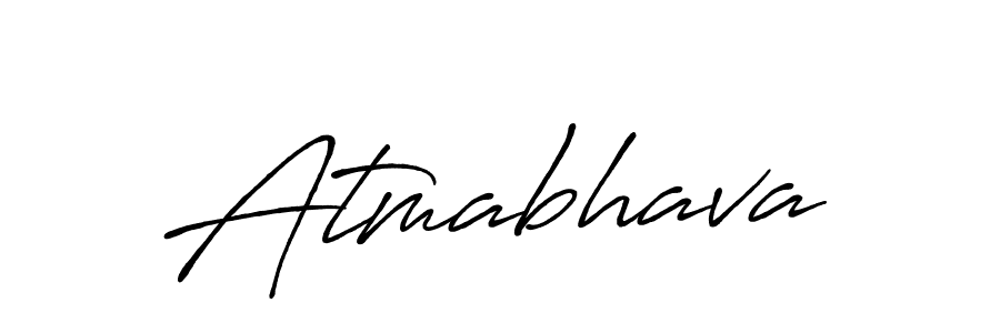 Atmabhava stylish signature style. Best Handwritten Sign (Antro_Vectra_Bolder) for my name. Handwritten Signature Collection Ideas for my name Atmabhava. Atmabhava signature style 7 images and pictures png