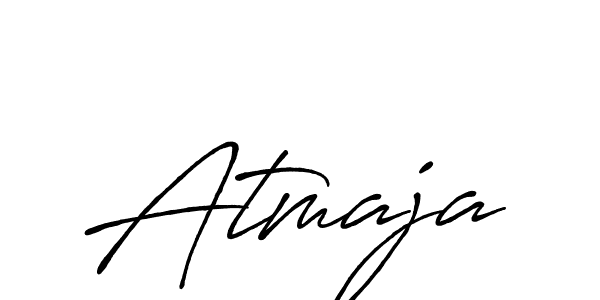 Also we have Atmaja name is the best signature style. Create professional handwritten signature collection using Antro_Vectra_Bolder autograph style. Atmaja signature style 7 images and pictures png