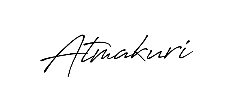 Use a signature maker to create a handwritten signature online. With this signature software, you can design (Antro_Vectra_Bolder) your own signature for name Atmakuri. Atmakuri signature style 7 images and pictures png