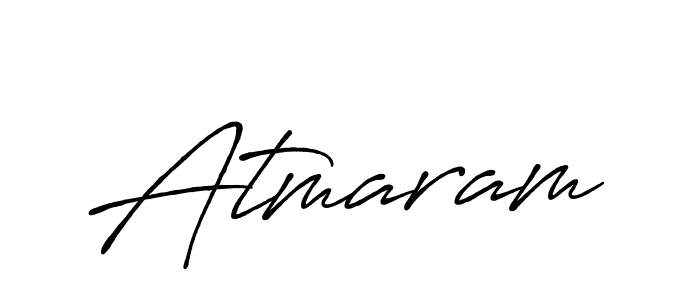 Make a beautiful signature design for name Atmaram. With this signature (Antro_Vectra_Bolder) style, you can create a handwritten signature for free. Atmaram signature style 7 images and pictures png