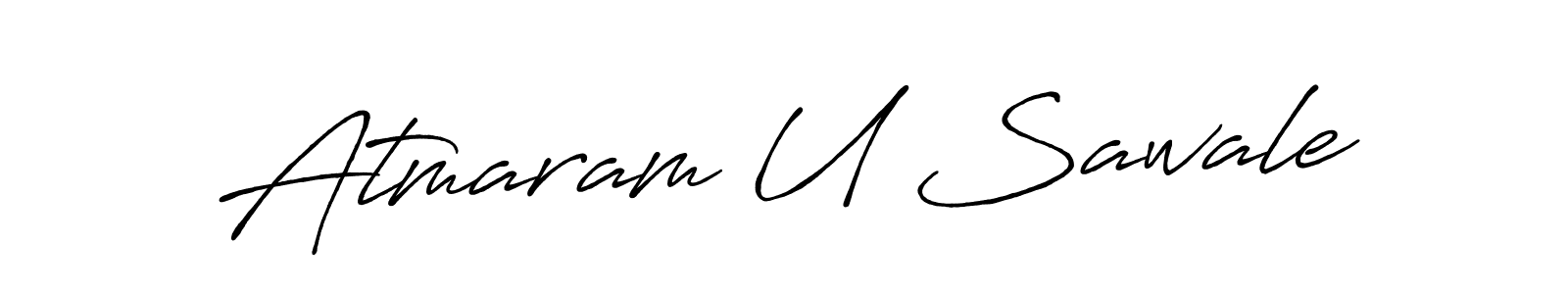 This is the best signature style for the Atmaram U Sawale name. Also you like these signature font (Antro_Vectra_Bolder). Mix name signature. Atmaram U Sawale signature style 7 images and pictures png