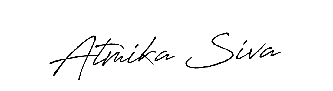 Design your own signature with our free online signature maker. With this signature software, you can create a handwritten (Antro_Vectra_Bolder) signature for name Atmika Siva. Atmika Siva signature style 7 images and pictures png