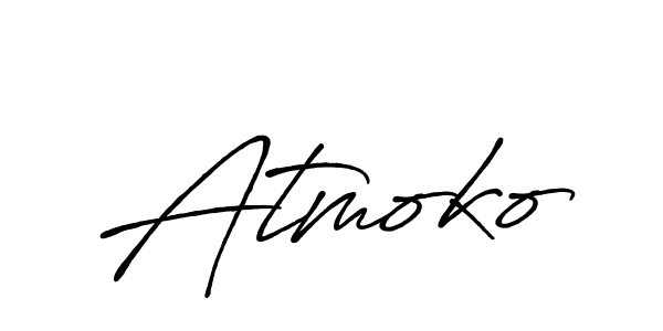 See photos of Atmoko official signature by Spectra . Check more albums & portfolios. Read reviews & check more about Antro_Vectra_Bolder font. Atmoko signature style 7 images and pictures png