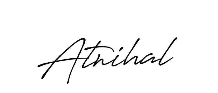 It looks lik you need a new signature style for name Atnihal. Design unique handwritten (Antro_Vectra_Bolder) signature with our free signature maker in just a few clicks. Atnihal signature style 7 images and pictures png