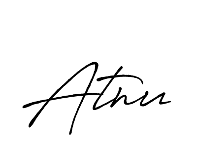 The best way (Antro_Vectra_Bolder) to make a short signature is to pick only two or three words in your name. The name Atnu include a total of six letters. For converting this name. Atnu signature style 7 images and pictures png
