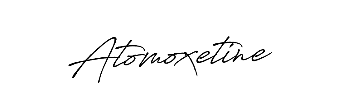 How to make Atomoxetine signature? Antro_Vectra_Bolder is a professional autograph style. Create handwritten signature for Atomoxetine name. Atomoxetine signature style 7 images and pictures png