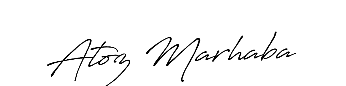 Antro_Vectra_Bolder is a professional signature style that is perfect for those who want to add a touch of class to their signature. It is also a great choice for those who want to make their signature more unique. Get Atoz Marhaba name to fancy signature for free. Atoz Marhaba signature style 7 images and pictures png