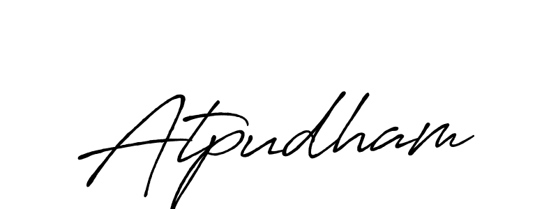Also You can easily find your signature by using the search form. We will create Atpudham name handwritten signature images for you free of cost using Antro_Vectra_Bolder sign style. Atpudham signature style 7 images and pictures png