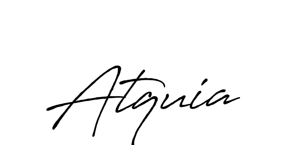 Make a beautiful signature design for name Atquia. Use this online signature maker to create a handwritten signature for free. Atquia signature style 7 images and pictures png