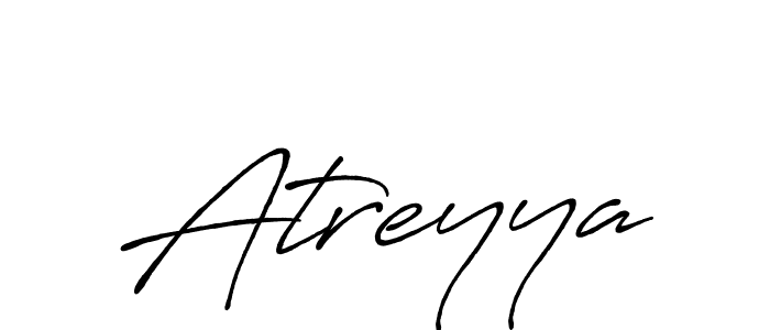 Use a signature maker to create a handwritten signature online. With this signature software, you can design (Antro_Vectra_Bolder) your own signature for name Atreyya. Atreyya signature style 7 images and pictures png
