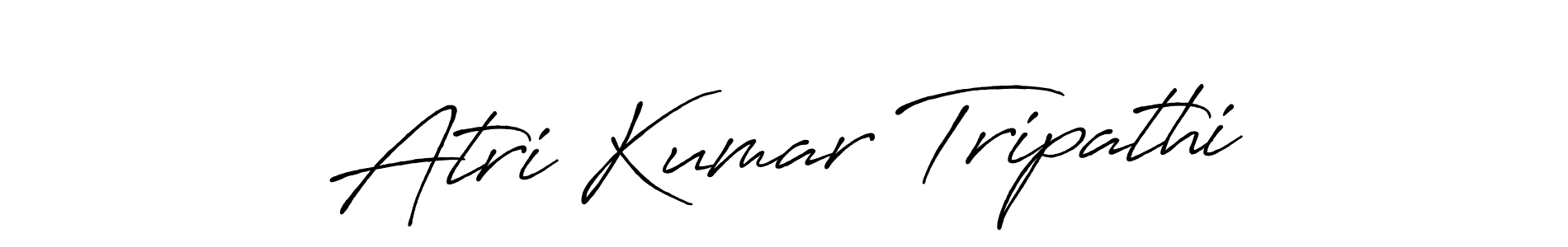 You should practise on your own different ways (Antro_Vectra_Bolder) to write your name (Atri Kumar Tripathi) in signature. don't let someone else do it for you. Atri Kumar Tripathi signature style 7 images and pictures png