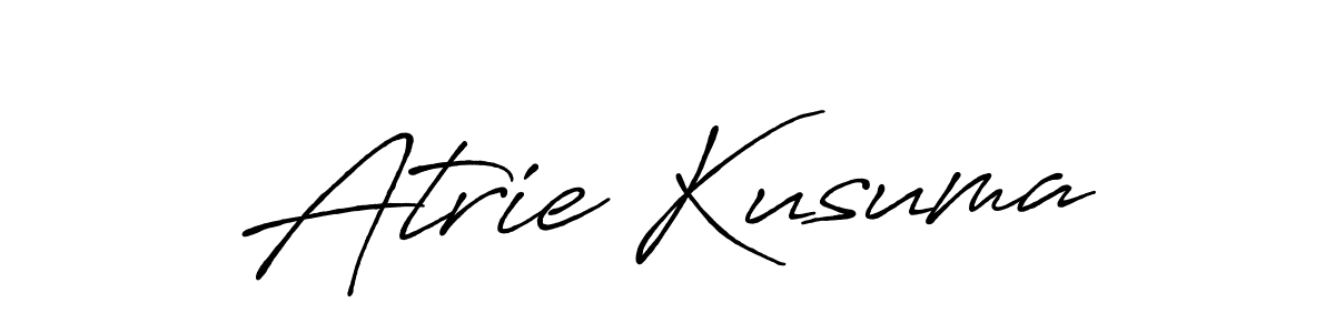 Once you've used our free online signature maker to create your best signature Antro_Vectra_Bolder style, it's time to enjoy all of the benefits that Atrie Kusuma name signing documents. Atrie Kusuma signature style 7 images and pictures png