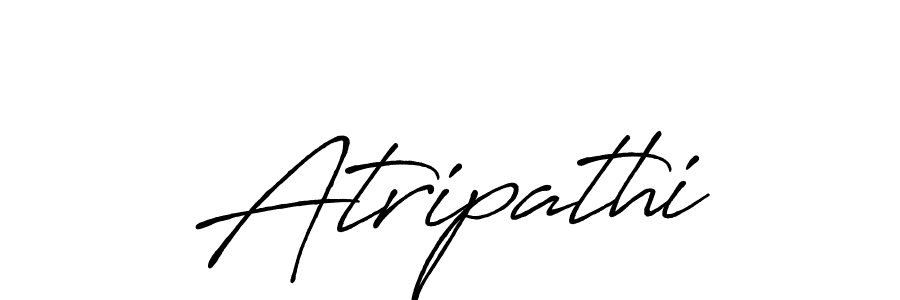 Also we have Atripathi name is the best signature style. Create professional handwritten signature collection using Antro_Vectra_Bolder autograph style. Atripathi signature style 7 images and pictures png