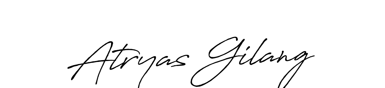 You can use this online signature creator to create a handwritten signature for the name Atryas Gilang. This is the best online autograph maker. Atryas Gilang signature style 7 images and pictures png