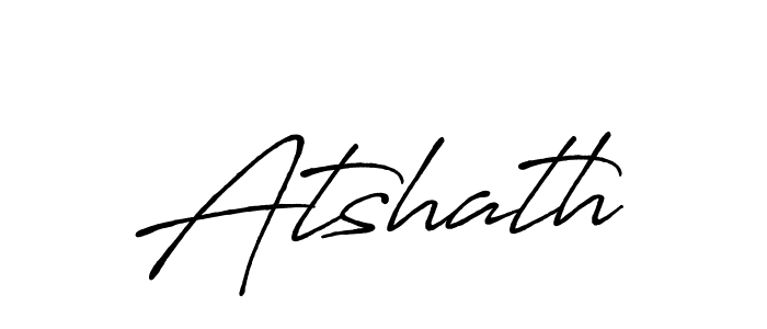 Make a beautiful signature design for name Atshath. Use this online signature maker to create a handwritten signature for free. Atshath signature style 7 images and pictures png