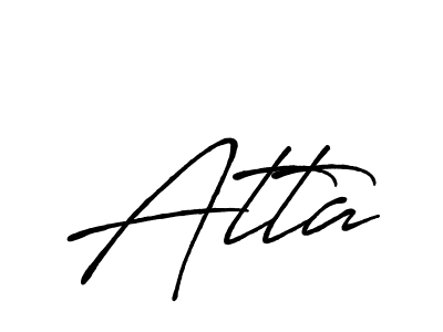 It looks lik you need a new signature style for name Atta. Design unique handwritten (Antro_Vectra_Bolder) signature with our free signature maker in just a few clicks. Atta signature style 7 images and pictures png