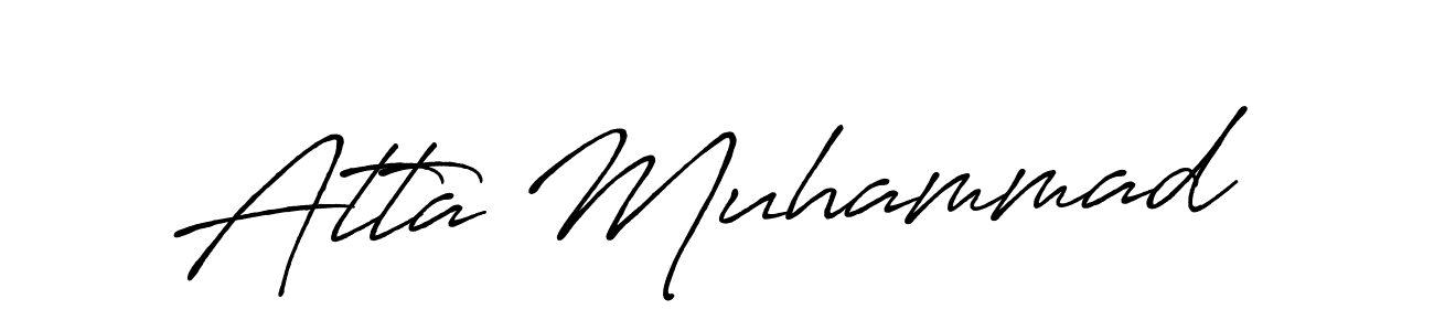 How to make Atta Muhammad signature? Antro_Vectra_Bolder is a professional autograph style. Create handwritten signature for Atta Muhammad name. Atta Muhammad signature style 7 images and pictures png