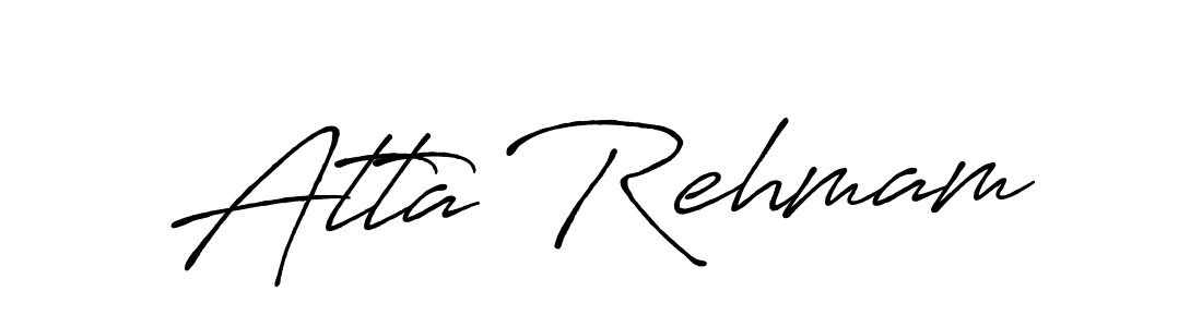 Make a beautiful signature design for name Atta Rehmam. Use this online signature maker to create a handwritten signature for free. Atta Rehmam signature style 7 images and pictures png