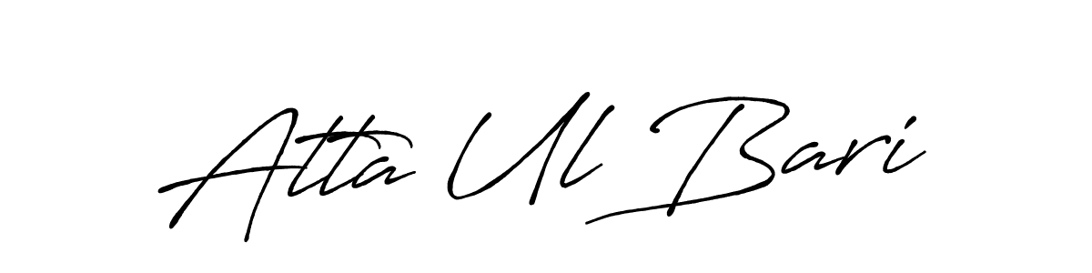 It looks lik you need a new signature style for name Atta Ul Bari. Design unique handwritten (Antro_Vectra_Bolder) signature with our free signature maker in just a few clicks. Atta Ul Bari signature style 7 images and pictures png