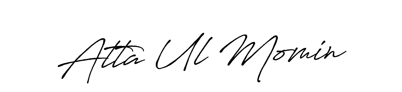 It looks lik you need a new signature style for name Atta Ul Momin. Design unique handwritten (Antro_Vectra_Bolder) signature with our free signature maker in just a few clicks. Atta Ul Momin signature style 7 images and pictures png