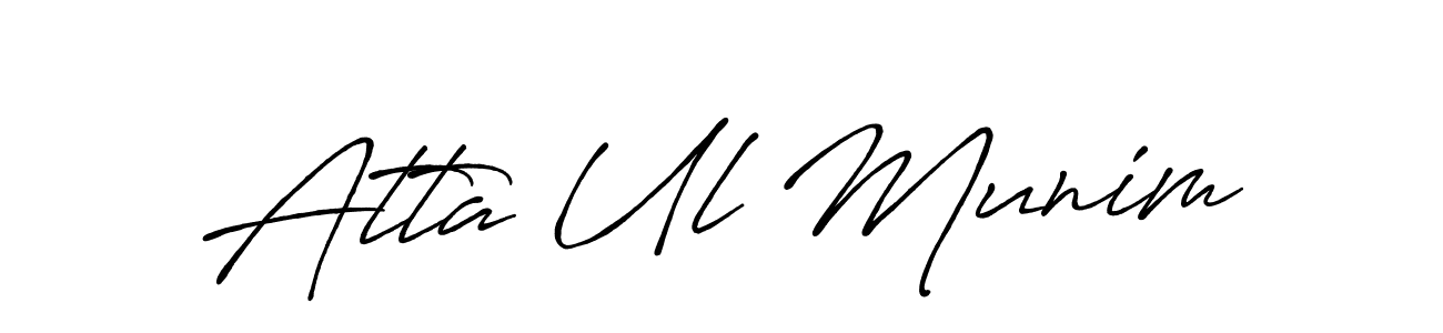Once you've used our free online signature maker to create your best signature Antro_Vectra_Bolder style, it's time to enjoy all of the benefits that Atta Ul Munim name signing documents. Atta Ul Munim signature style 7 images and pictures png