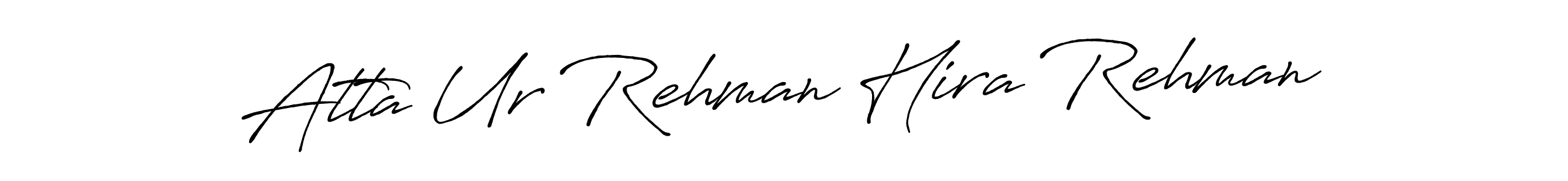 You can use this online signature creator to create a handwritten signature for the name Atta Ur Rehman Hira Rehman. This is the best online autograph maker. Atta Ur Rehman Hira Rehman signature style 7 images and pictures png