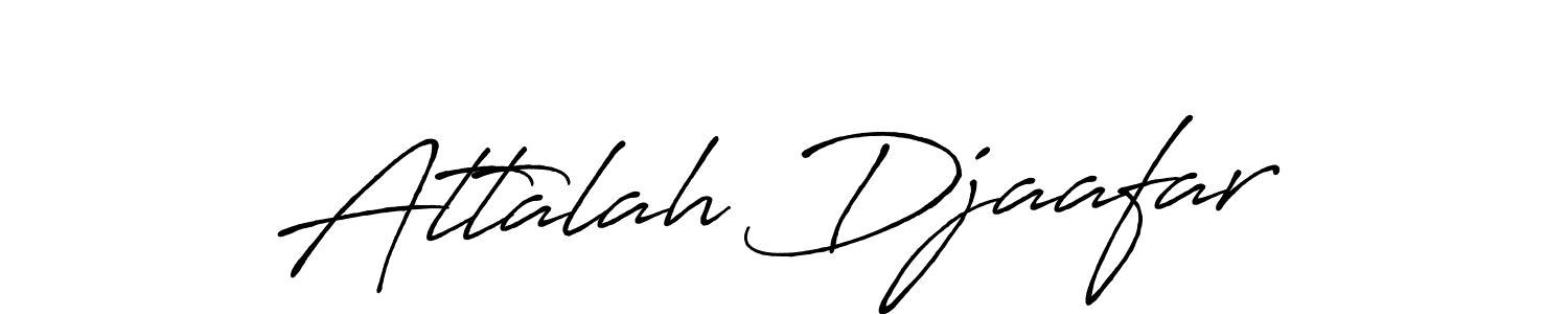 Make a beautiful signature design for name Attalah Djaafar. Use this online signature maker to create a handwritten signature for free. Attalah Djaafar signature style 7 images and pictures png