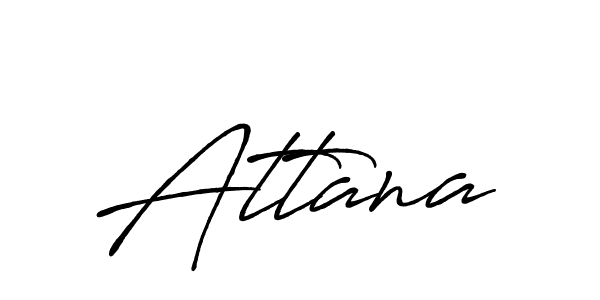 Also we have Attana name is the best signature style. Create professional handwritten signature collection using Antro_Vectra_Bolder autograph style. Attana signature style 7 images and pictures png