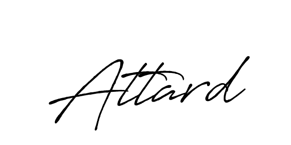 Use a signature maker to create a handwritten signature online. With this signature software, you can design (Antro_Vectra_Bolder) your own signature for name Attard. Attard signature style 7 images and pictures png