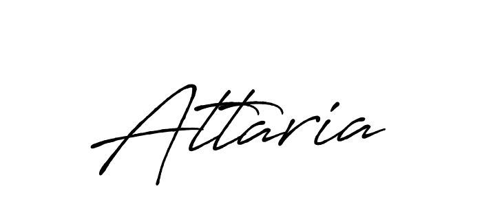 Similarly Antro_Vectra_Bolder is the best handwritten signature design. Signature creator online .You can use it as an online autograph creator for name Attaria. Attaria signature style 7 images and pictures png