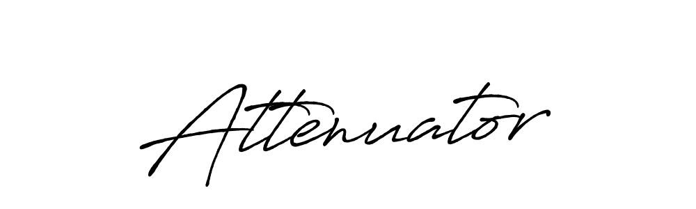 Design your own signature with our free online signature maker. With this signature software, you can create a handwritten (Antro_Vectra_Bolder) signature for name Attenuator. Attenuator signature style 7 images and pictures png