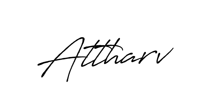 You should practise on your own different ways (Antro_Vectra_Bolder) to write your name (Attharv) in signature. don't let someone else do it for you. Attharv signature style 7 images and pictures png