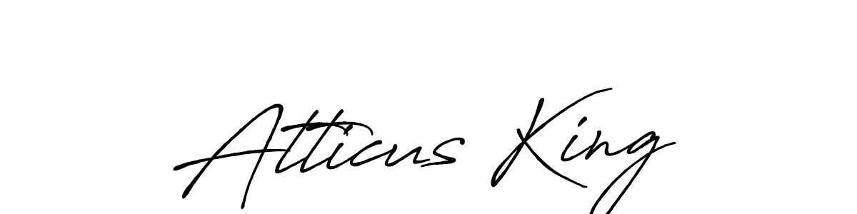 You should practise on your own different ways (Antro_Vectra_Bolder) to write your name (Atticus King) in signature. don't let someone else do it for you. Atticus King signature style 7 images and pictures png