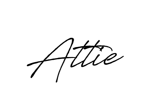 You should practise on your own different ways (Antro_Vectra_Bolder) to write your name (Attie) in signature. don't let someone else do it for you. Attie signature style 7 images and pictures png