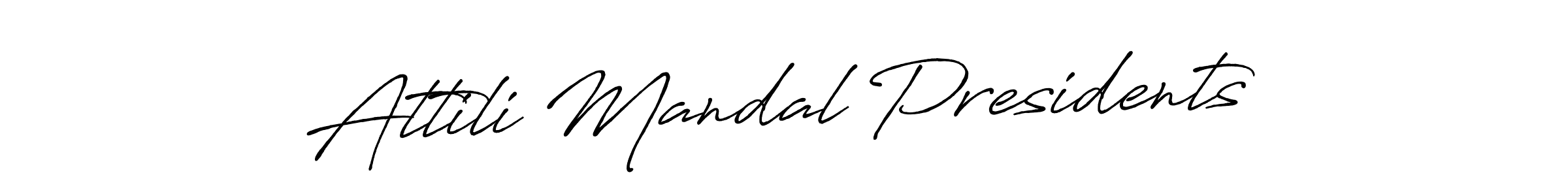 Best and Professional Signature Style for Attili Mandal Presidents. Antro_Vectra_Bolder Best Signature Style Collection. Attili Mandal Presidents signature style 7 images and pictures png
