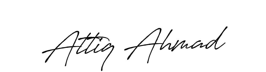 Similarly Antro_Vectra_Bolder is the best handwritten signature design. Signature creator online .You can use it as an online autograph creator for name Attiq Ahmad. Attiq Ahmad signature style 7 images and pictures png