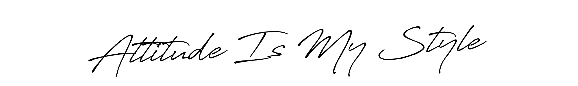 This is the best signature style for the Attitude Is My Style name. Also you like these signature font (Antro_Vectra_Bolder). Mix name signature. Attitude Is My Style signature style 7 images and pictures png