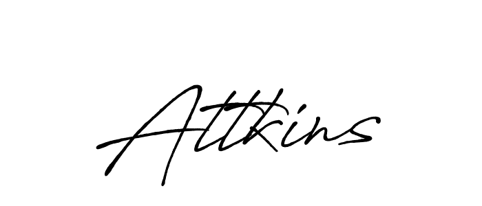 Also we have Attkins name is the best signature style. Create professional handwritten signature collection using Antro_Vectra_Bolder autograph style. Attkins signature style 7 images and pictures png