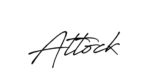 Design your own signature with our free online signature maker. With this signature software, you can create a handwritten (Antro_Vectra_Bolder) signature for name Attock. Attock signature style 7 images and pictures png