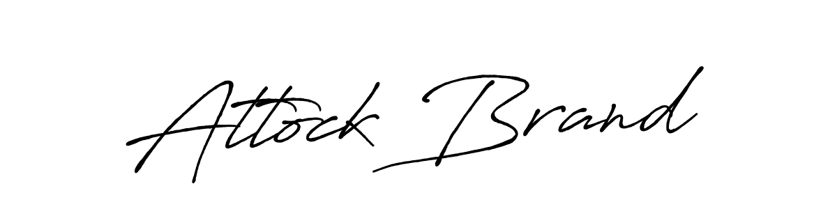 Create a beautiful signature design for name Attock Brand. With this signature (Antro_Vectra_Bolder) fonts, you can make a handwritten signature for free. Attock Brand signature style 7 images and pictures png