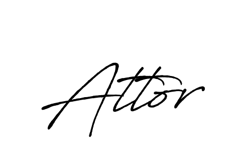 It looks lik you need a new signature style for name Attor. Design unique handwritten (Antro_Vectra_Bolder) signature with our free signature maker in just a few clicks. Attor signature style 7 images and pictures png