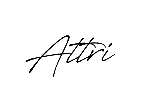 It looks lik you need a new signature style for name Attri. Design unique handwritten (Antro_Vectra_Bolder) signature with our free signature maker in just a few clicks. Attri signature style 7 images and pictures png
