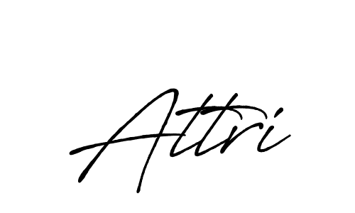 Make a beautiful signature design for name Attri. With this signature (Antro_Vectra_Bolder) style, you can create a handwritten signature for free. Attri signature style 7 images and pictures png