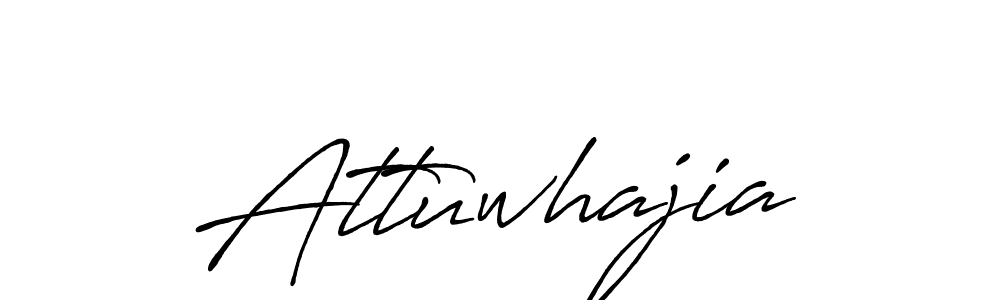 How to make Attuwhajia signature? Antro_Vectra_Bolder is a professional autograph style. Create handwritten signature for Attuwhajia name. Attuwhajia signature style 7 images and pictures png