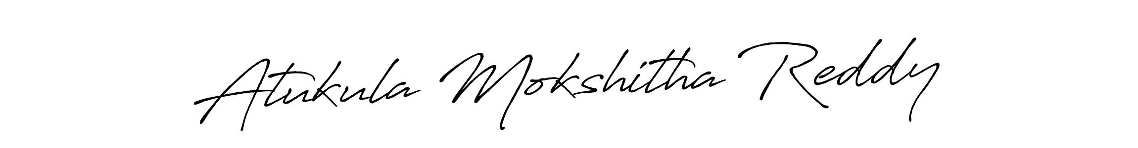 Also You can easily find your signature by using the search form. We will create Atukula Mokshitha Reddy name handwritten signature images for you free of cost using Antro_Vectra_Bolder sign style. Atukula Mokshitha Reddy signature style 7 images and pictures png