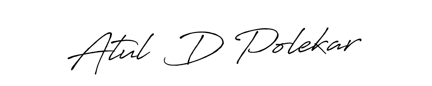 It looks lik you need a new signature style for name Atul  D Polekar. Design unique handwritten (Antro_Vectra_Bolder) signature with our free signature maker in just a few clicks. Atul  D Polekar signature style 7 images and pictures png