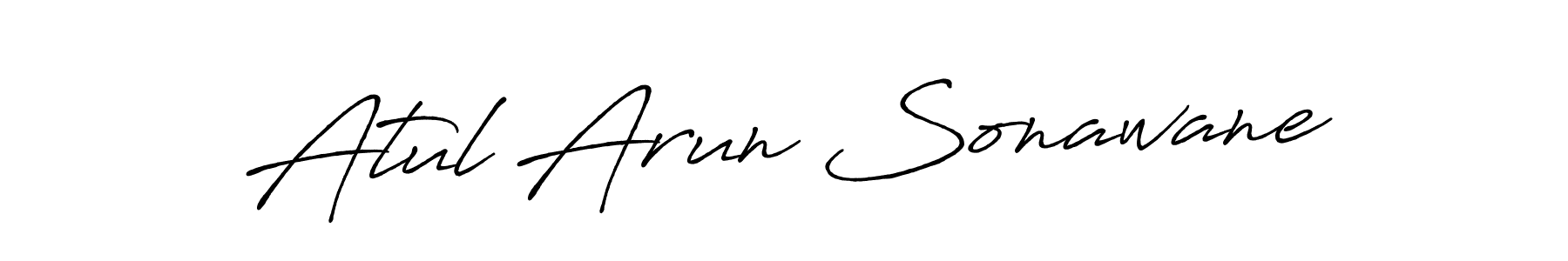 Also You can easily find your signature by using the search form. We will create Atul Arun Sonawane name handwritten signature images for you free of cost using Antro_Vectra_Bolder sign style. Atul Arun Sonawane signature style 7 images and pictures png