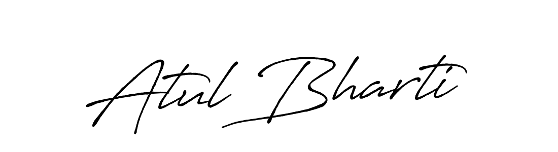 You can use this online signature creator to create a handwritten signature for the name Atul Bharti. This is the best online autograph maker. Atul Bharti signature style 7 images and pictures png