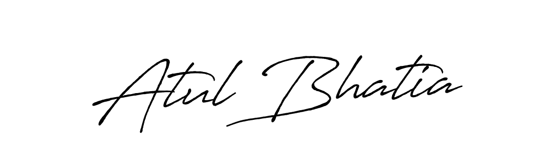 Also You can easily find your signature by using the search form. We will create Atul Bhatia name handwritten signature images for you free of cost using Antro_Vectra_Bolder sign style. Atul Bhatia signature style 7 images and pictures png